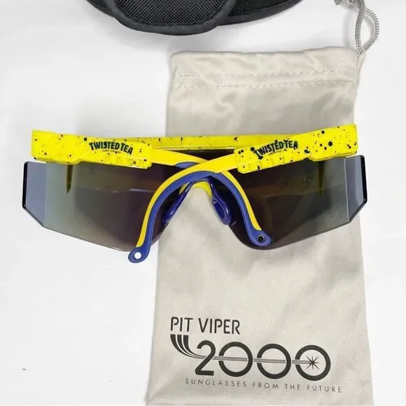 Pit Viper 2000 The Montucky Coldsnacks turquoise sunglasses with case/box. NWT - Picture 4 of 9